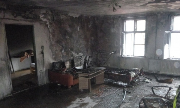 Byt v Broumově vyhořel kvůli nedbalosti nájemníka