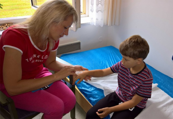 Děti s hemofilií na rekondičním pobytu v Bělči nad Orlicí 